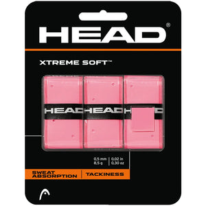 Head Xtreme Soft Overgrip - 3 Pack - Pink