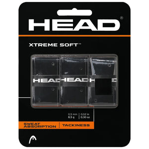 Head Xtreme Soft Overgrip - 3 Pack - Black