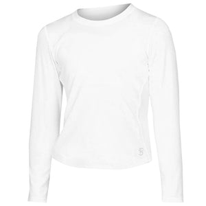 Sofibella Girls UV Colors New Long Sleeve - White