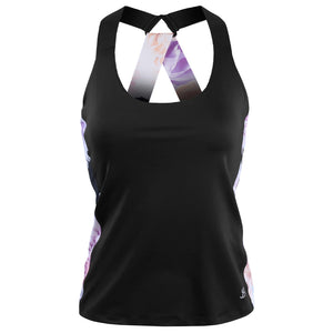 Sofibella Women's Flora Lux Racerback Tank - Black