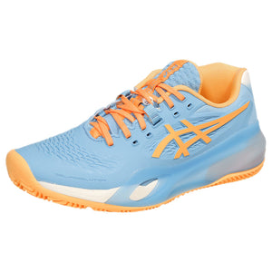 Asics Women's Gel-Resolution X - Padel - Stone Wash/Orange Glow