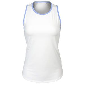 Sofibella Women's Spring Tide 25" Tank - White/Periwinkle