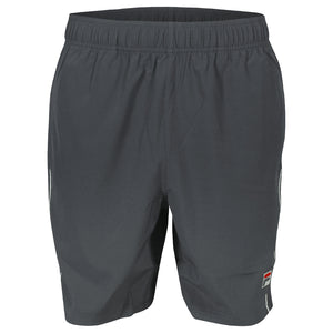 Fila Men's Pickleball Piped Stretch Woven Short - Ebony