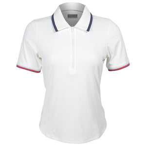Lija Women's The One To Beat Tee Polo - White