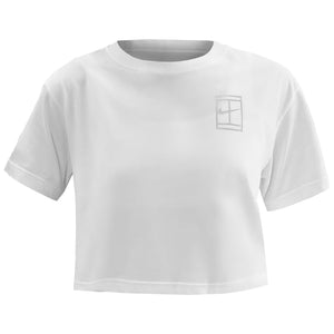 Nike Women's Slam USO Crop Tee - White