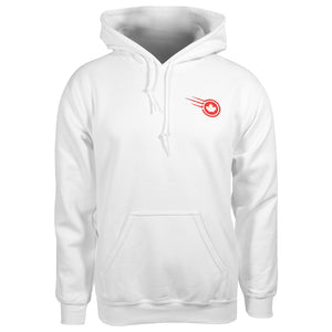 Merchant of Tennis TO Collage Hoodie - White