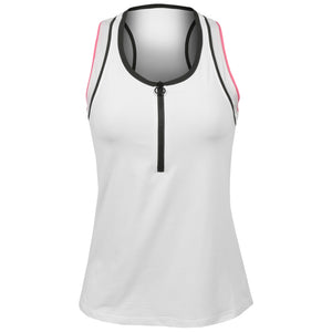 Sofibella Women's Amore Mio Racerback Tank - White