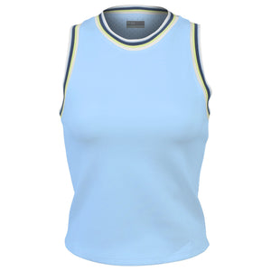 Lija It's all about Love Varsity Tank - Cool Blue