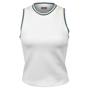 Lija It's all about Love Varsity Tank - White