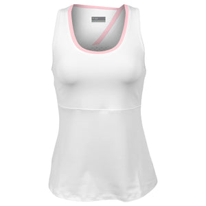 Lija Women's In Full Swing Peek Tank - White