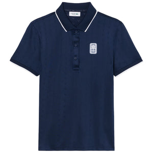 Lacoste Women's Ultra Dry Stretch Heritage Polo - Navy Blue