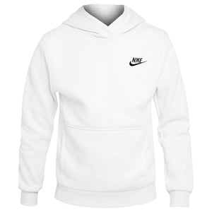 Nike Junior Club Hoodie - White