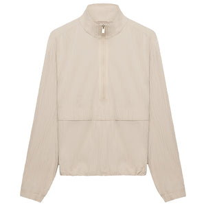 On Women's Courtside Eaze 1/2 Zip Jacket - Beige