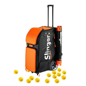 Slinger Bag Ball Launcher - Pickleball Slam Pack + Balls