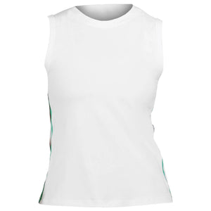 Sofibella Women's Style Icons Full Back Tank - White/Alpine