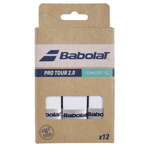 Babolat Pro Tour 2.0 Overgrip - 12 Pack - White