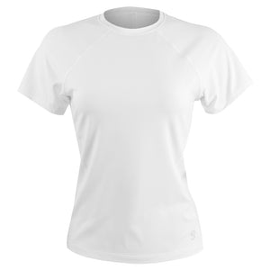 Sofibella Women's Equilibrium Raglan Short Sleeve - White