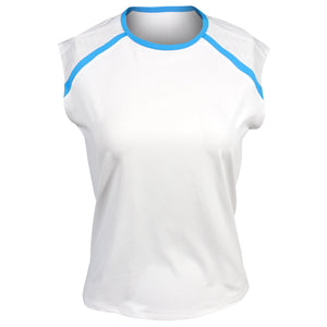 Sofibella Women's Electric Whites Sleeveless Tee - White