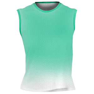 Sofibella Women's Alpine Whites Mesh Sleeveless Top - Valley Ombre