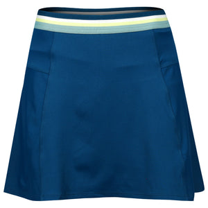 Lija Women's Modern Match Step 13" Skort - Poseidon/Multi