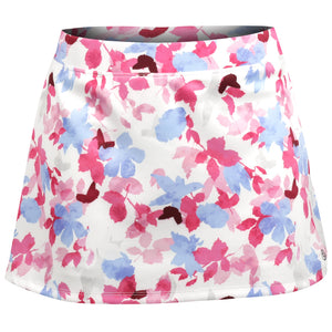 Lija Women's Love All Vixen Printed 13" Skort - Fuchsia Bouquet