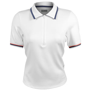 Lija Women's Club Edit Polo - White/Night Multi