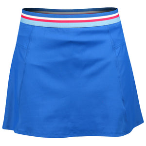 Lija Women's Court Crush Step 13" Skort - Cobalt/Multi