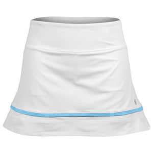 Lija Women's Match Point Banded Arena Skort - White/Blue