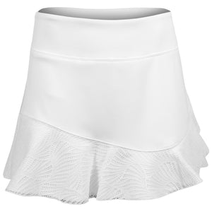 Lija Women's Match Point Revenge 13" Skort - White