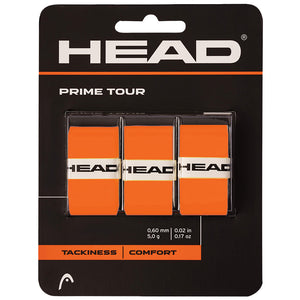 Head Prime Tour Overgrip - 3 Pack - Orange