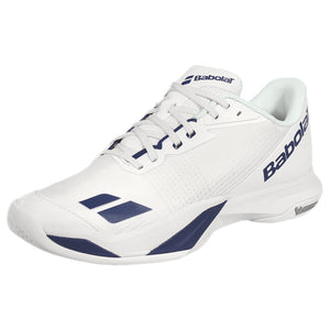Babolat Men's Jet Mach 4 - Cream/Dark Blue