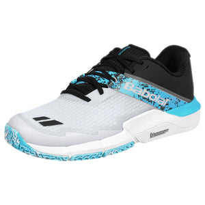 Babolat Men's Movea 2 - Padel - White/Cyan Blue