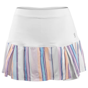 Sofibella Girls Fun Stripes Skort - White/Fun Stripes Multi