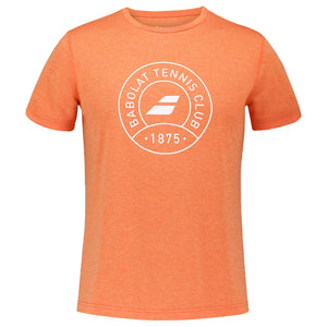 Babolat Men's Graphic Tee - Vibrant Orange Heather
