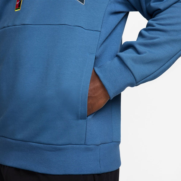 nike sportswear heritage hoodie blue