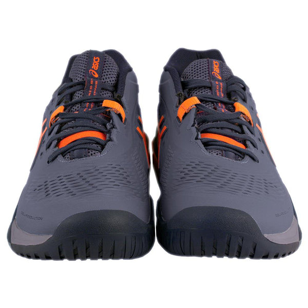 Asics Men's Gel-Resolution X - 2E Width - Greyish Purple/Nova