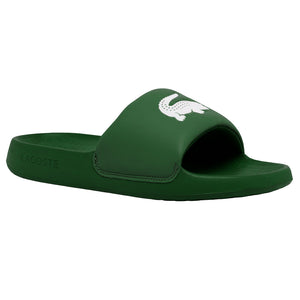 Lacoste Men's Serve Slides 1.0 - Dark Green/White