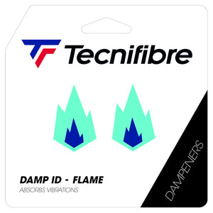 Tecnifibre Flame ID Dampener - Green/Blue