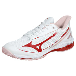 Mizuno Women's Wave Exceed Tour 7 - White/Firey Red