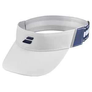 Babolat Women's Elastic Visor - White/Estate Blue
