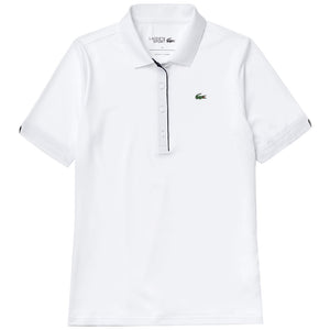 Lacoste Women's Sport Stretch Polo - White/Navy