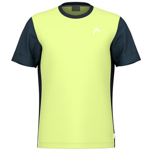 Head Boys Slice T-Shirt - Lightlime/Navy