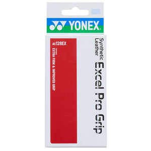 Yonex Excel Pro Synthetic Leather Replacement Grip - White