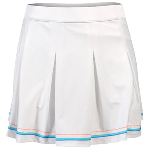 Lucky In Love Women's Making Waves Riding Tide Skort - White/Scuba