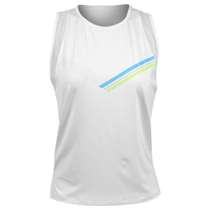Lucky In Love Women's Lavish Lane Victory Lane Tank - White/Multi