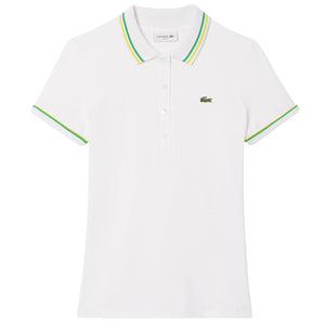 Lacoste Women's Jersey Polo - White