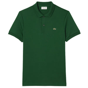 Lacoste Men's Pima Cotton Ribbed Polo - Pine Green