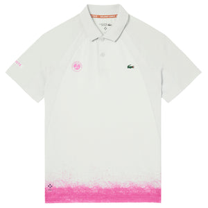 Lacoste Men's Medvedev X Roland Garros Polo - White/Pink