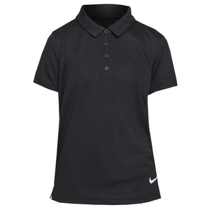 Nike Girls Victory DriFit Polo - Black