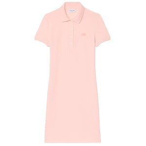 Lacoste Women's Stretch Mini Pique Polo Dress - Light Pink